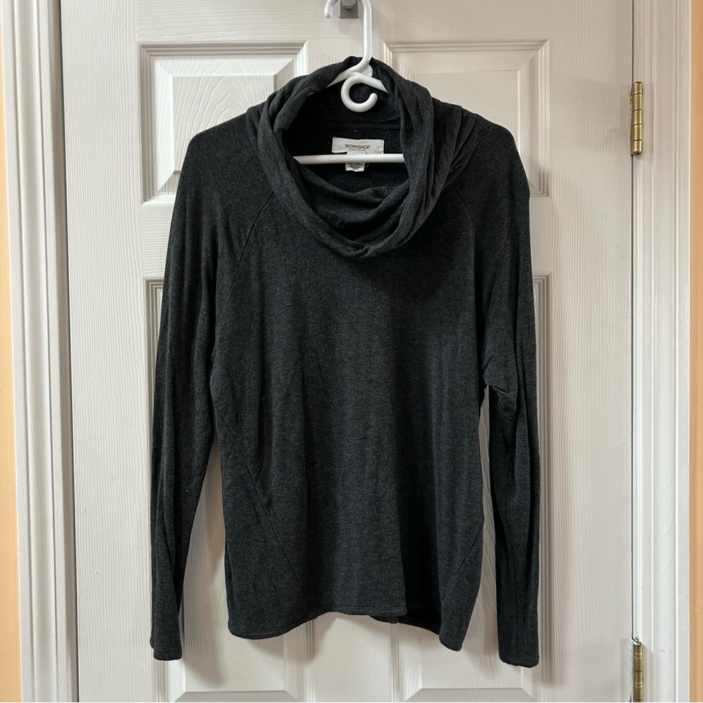 Workshop Cowl Neck Long Sleeve Top Women’s Size Medium